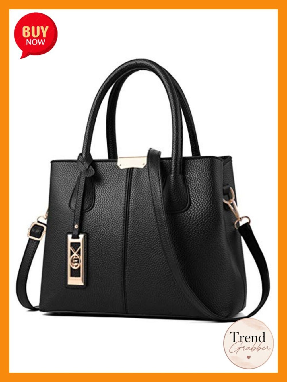 Top Handle Satchel Tote Shoulder Bag Crossbody PU Leather